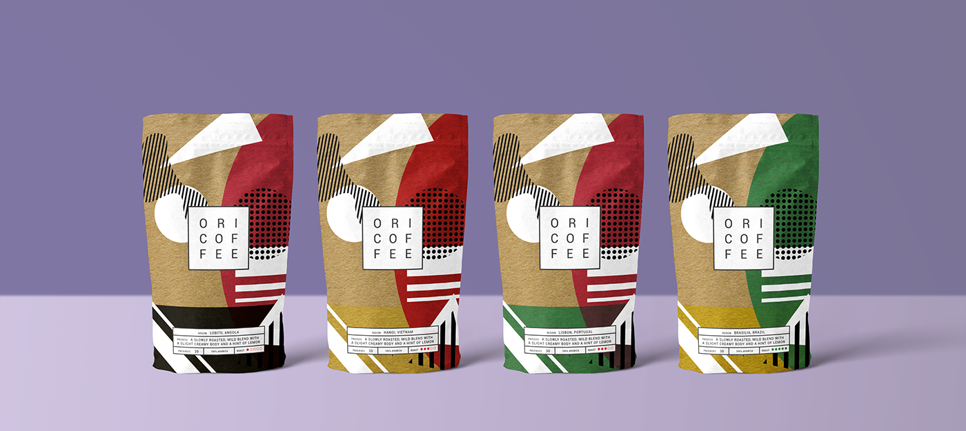 Packaging brand Coffee brand identity