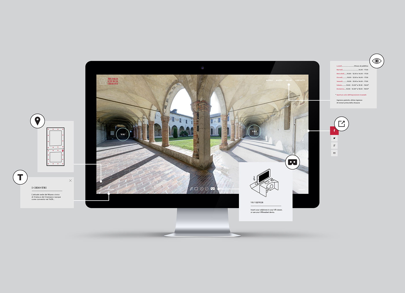 Web Design  museum UI/UX