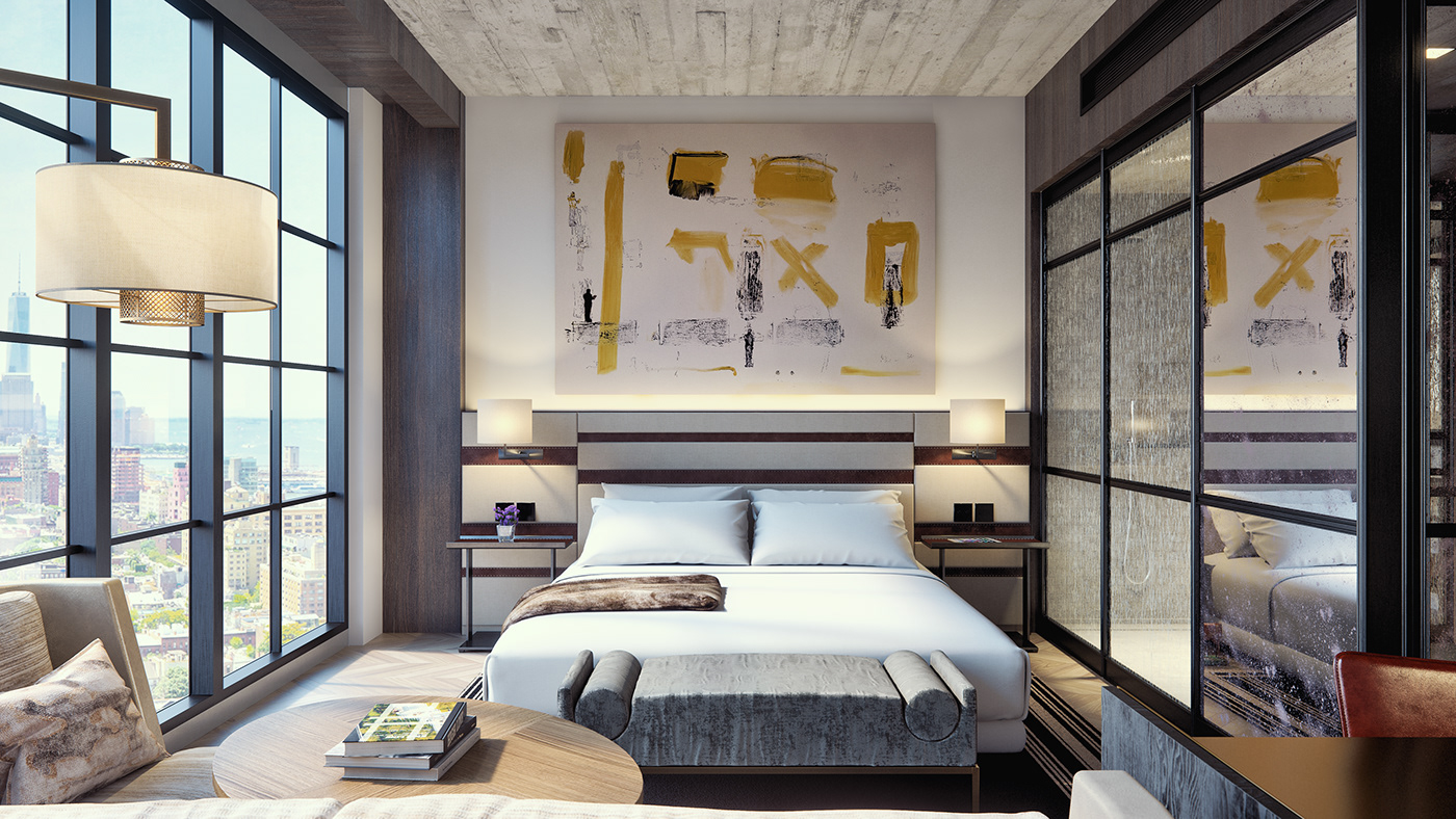 hotel boutique meatpacking nyc archviz