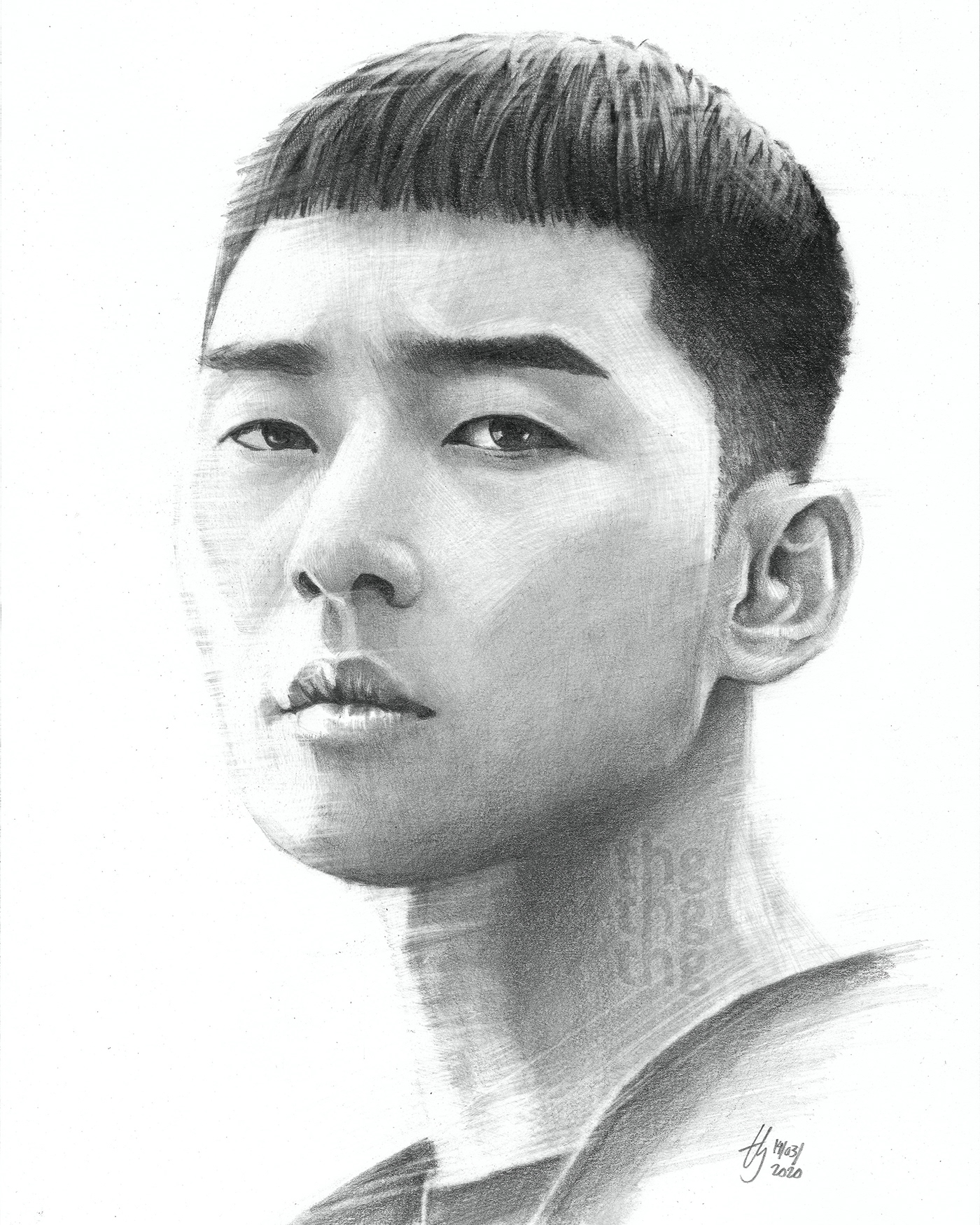 art figuredrawing graphitepencil KoreanDrama portrait portraitdrawing realisticportrait sketch timelapse tutorial