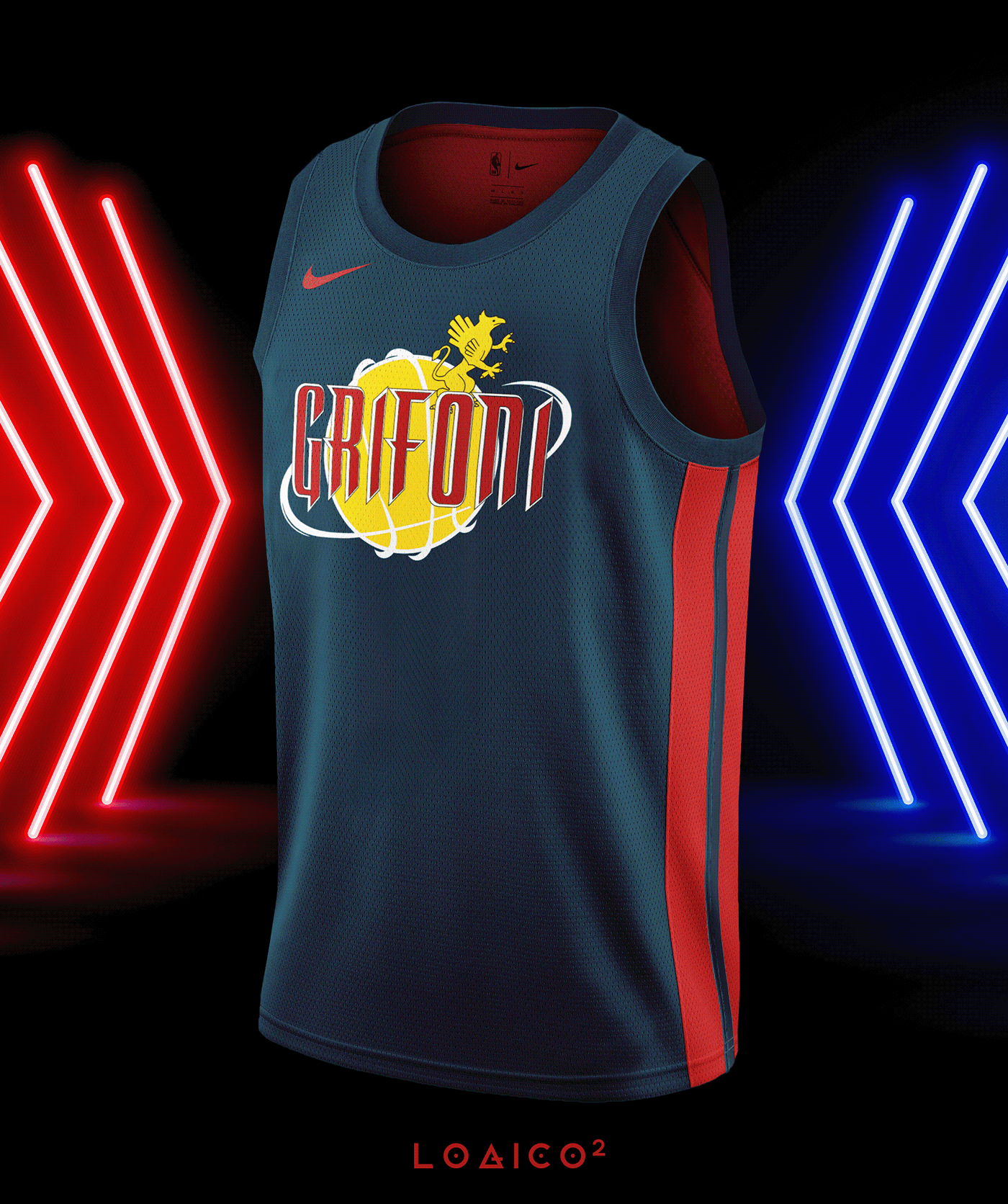 basket basketball concept creative football jersey milan NBA Serie A studio