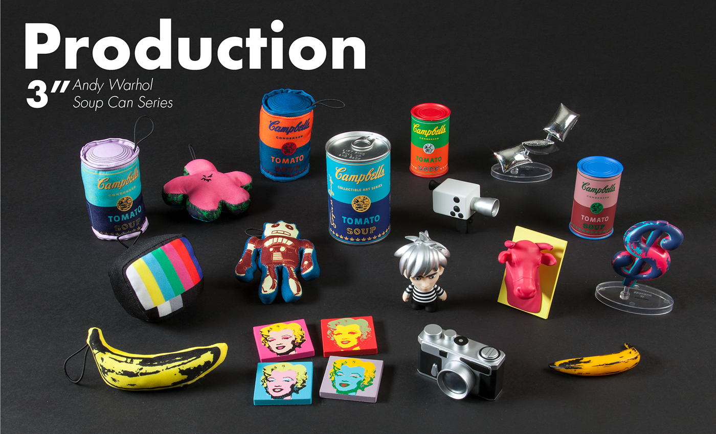 toy design  Character design  product design  Andy Warhol graphic design  Pop Art Tech Pack
