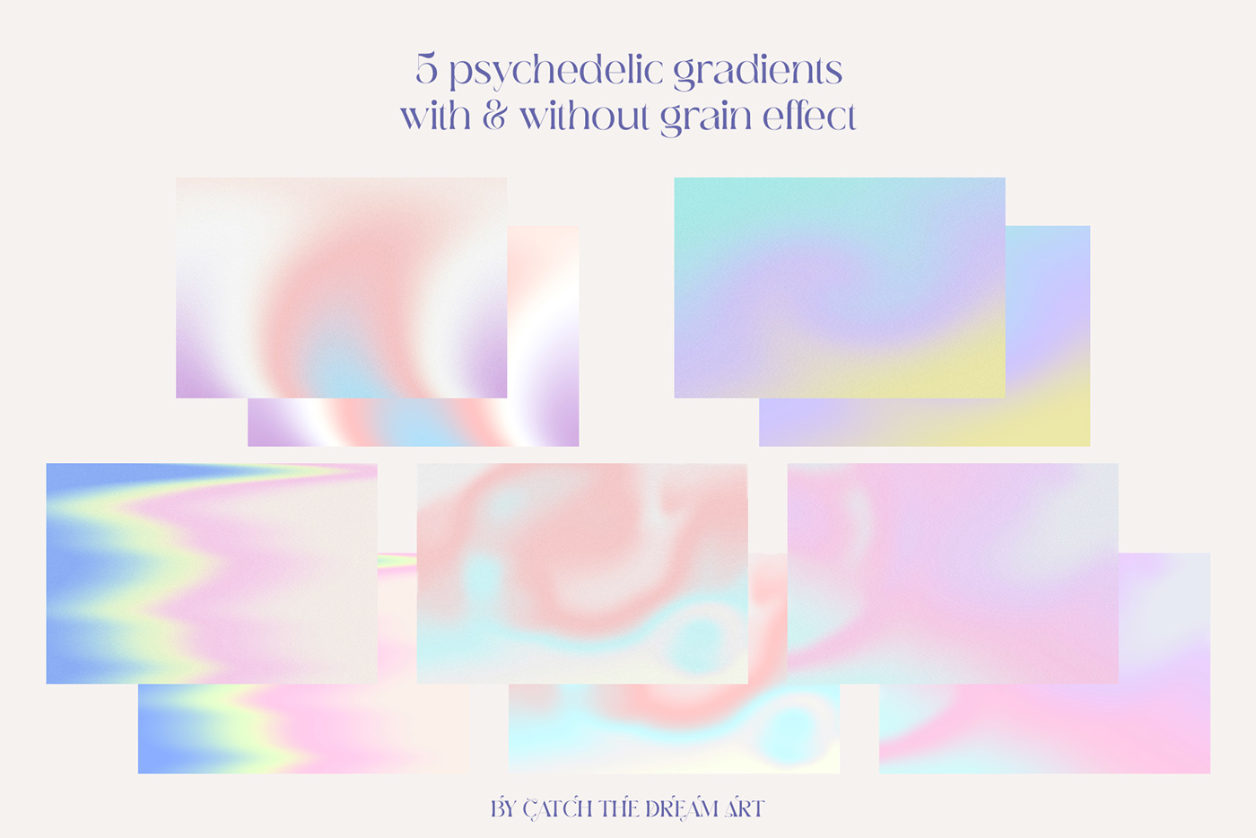 abstract aesthetic background gradient grainy holo lilac holographic psychedelic texture Y2K