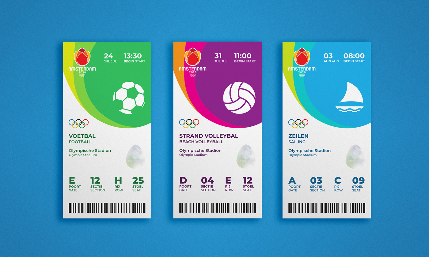 Logo study Olympics amsterdam