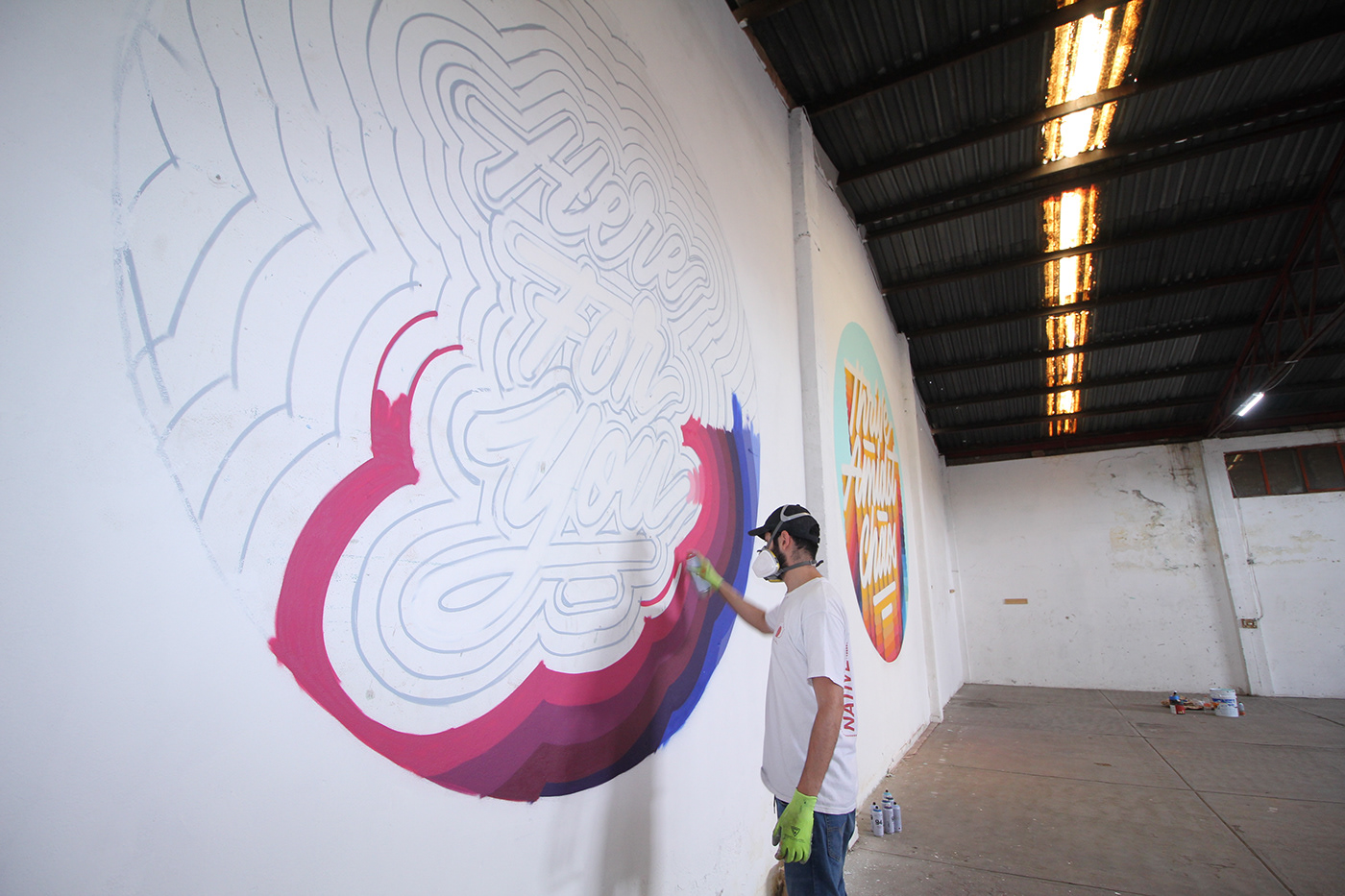 art art show HAND LETTERING installation lettering Mural Quarantine Script type