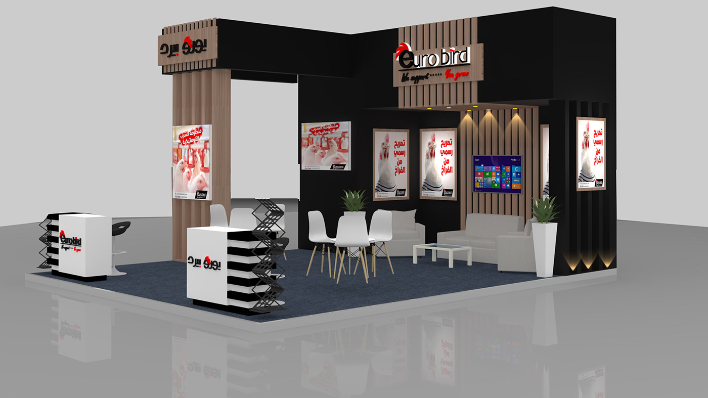 Exhibition  design booth Stand expo exhibition stand booth design bird agrena