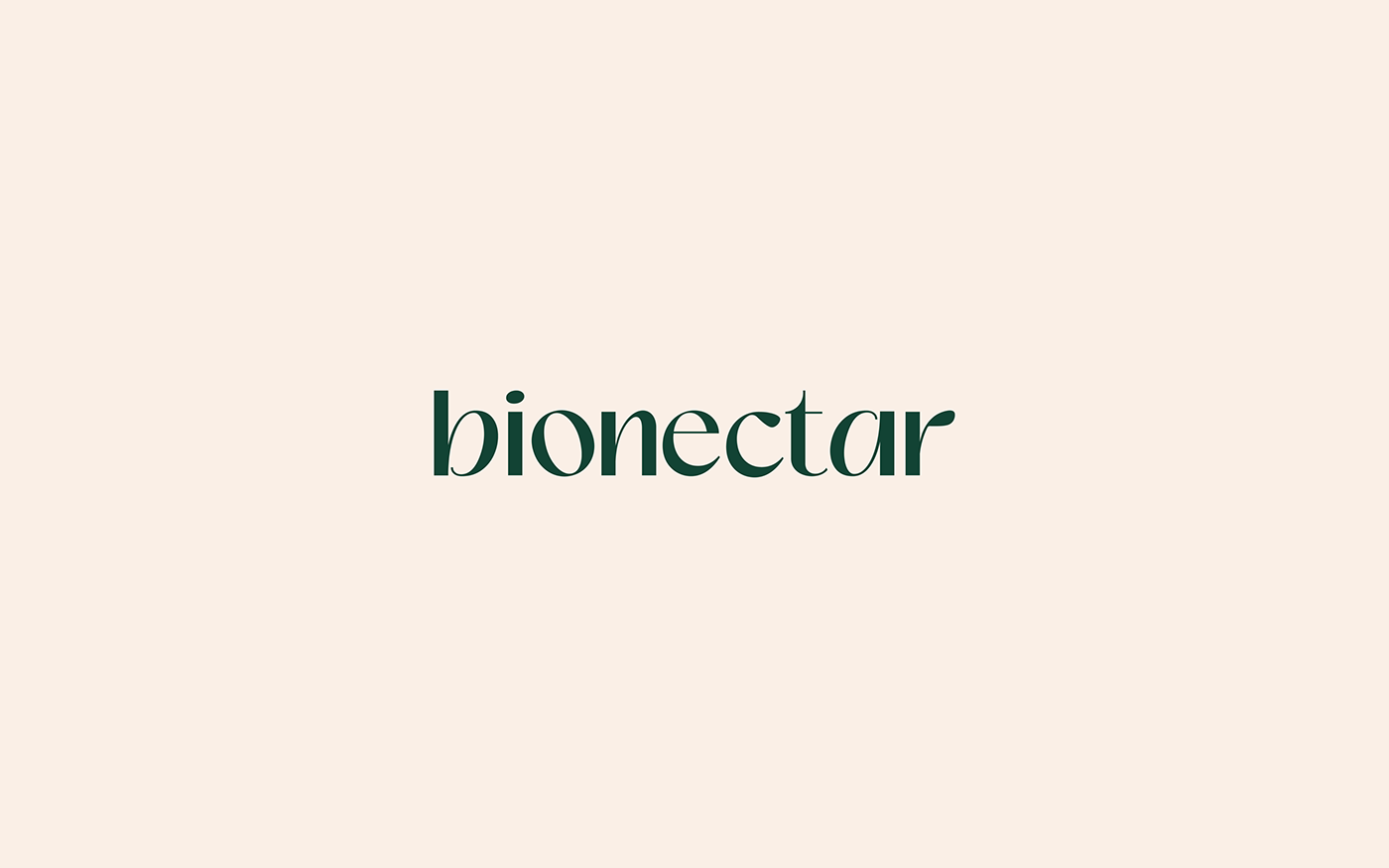 branding  bionectar wordmark Logotype identity Health welness supplements women menstruation