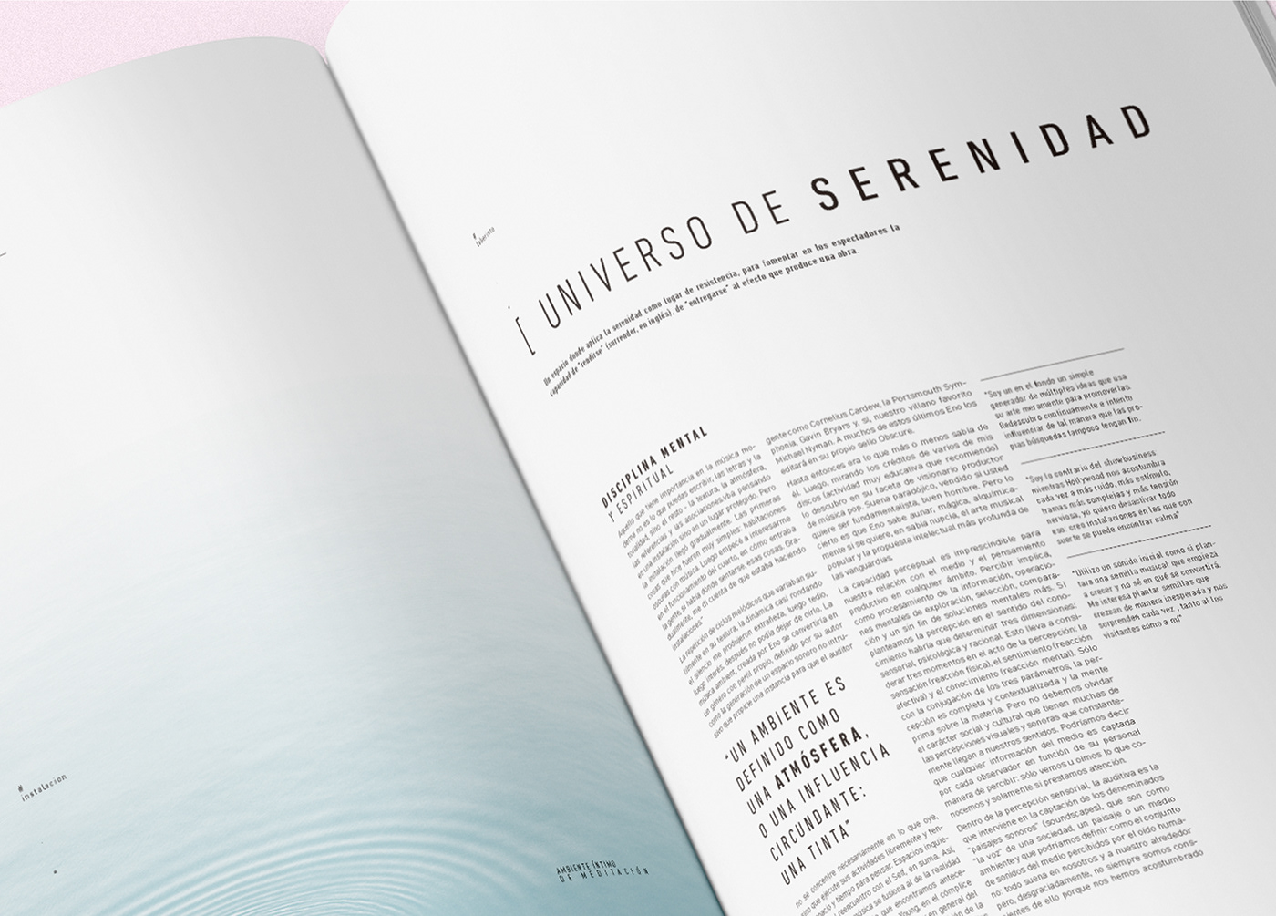 fadu editorial Gabriele brian eno Layout typography   graphicdesign diseño