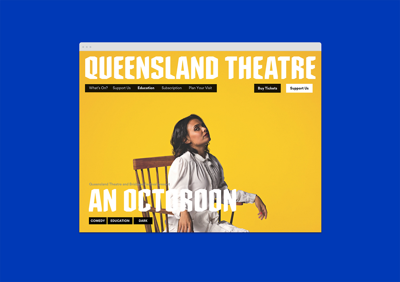 Theatre arts Musical Brisbane Australia Queensland typographic play colour Typeface