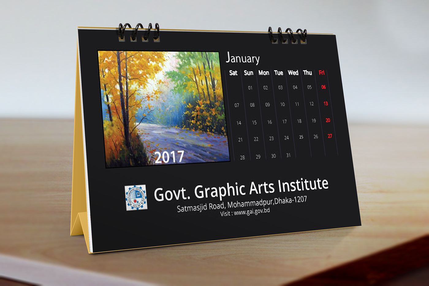 desk-calendar-on-behance