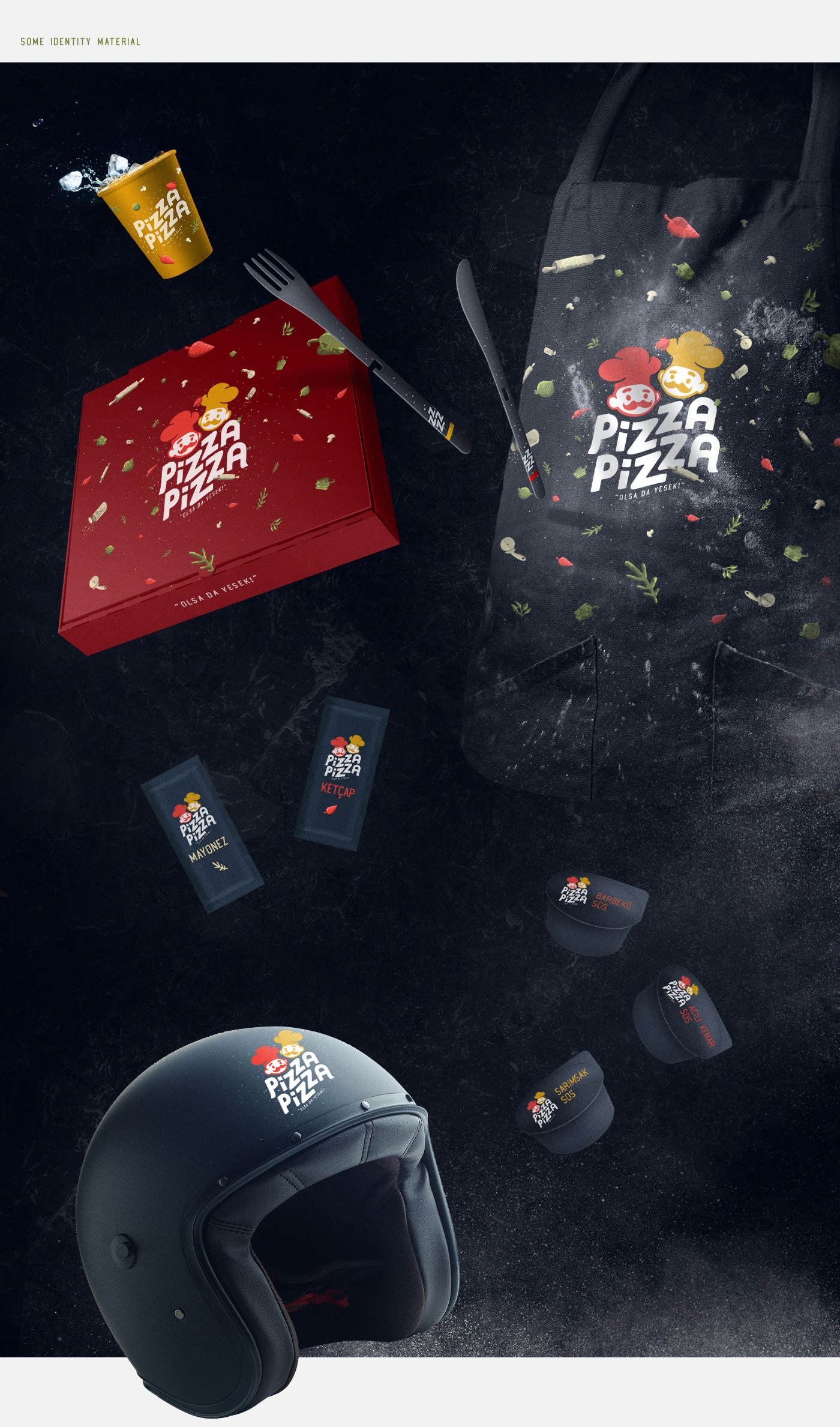 Pizza branding  Logotype identity sketch design art direction  Food 