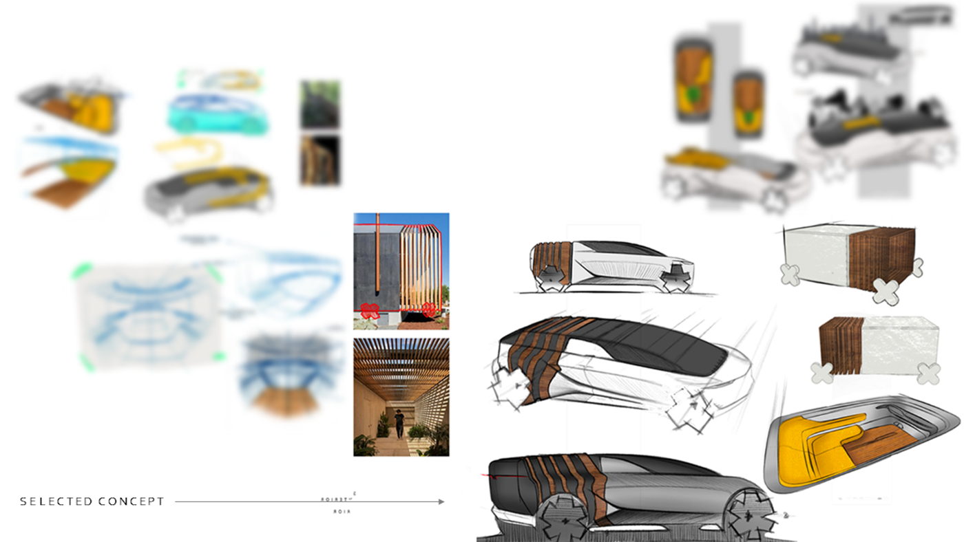 automotive   car interior design  Render visualization concept sketchbook sketch architecture Interior