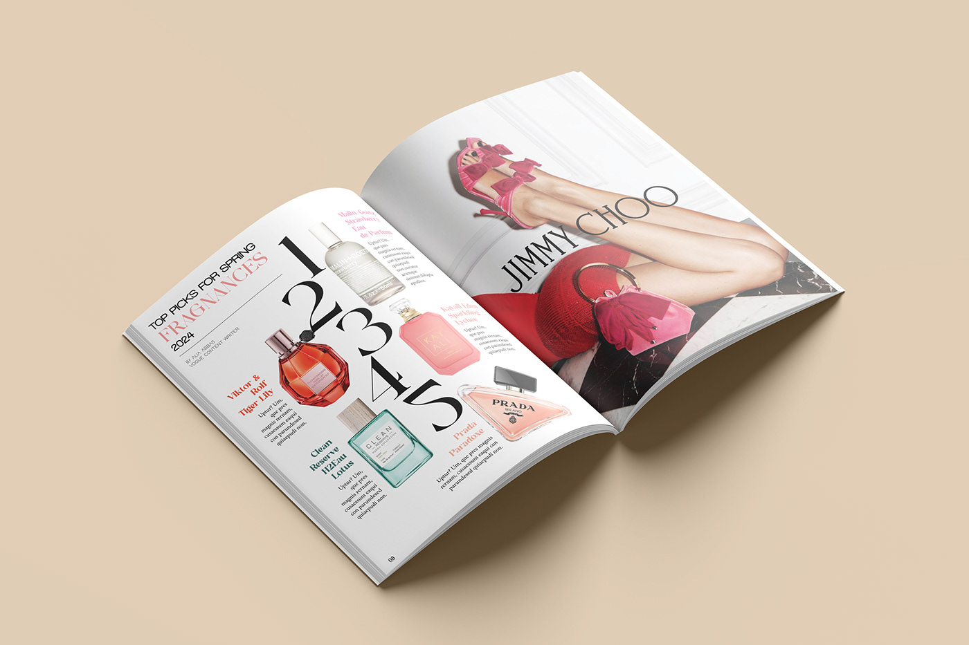 Layout Design editorial design  fashion magazine