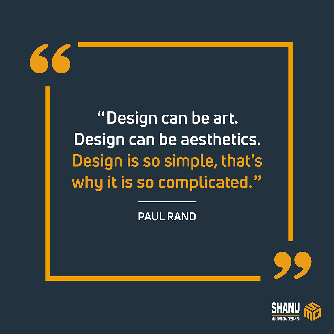 Social media post fact Did You Know post designer Paul Rand