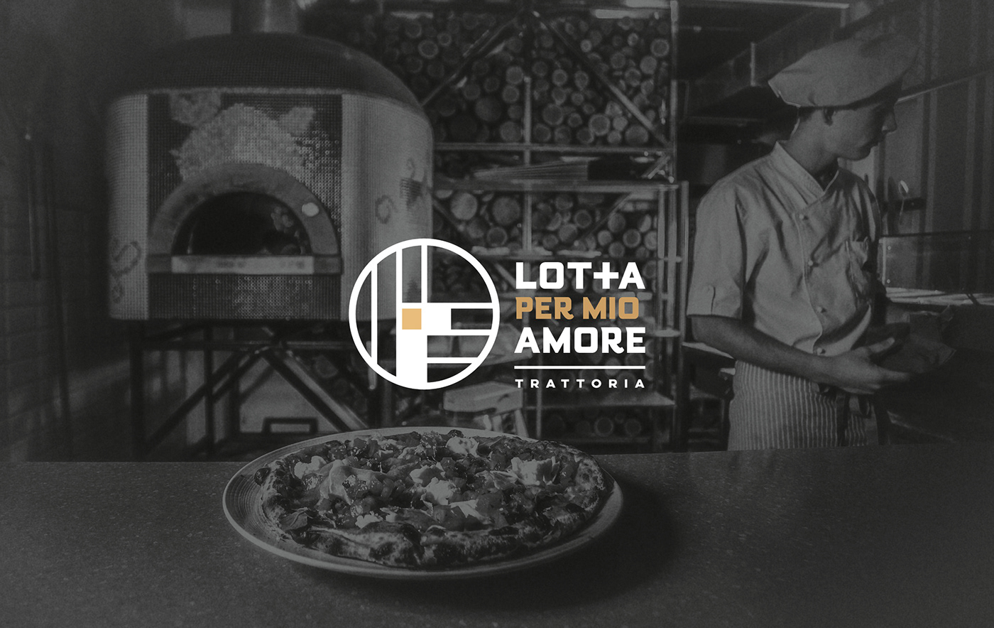 branding  brand marca restaurante restaurant italian restaurant trattoria amore Pizza Food 
