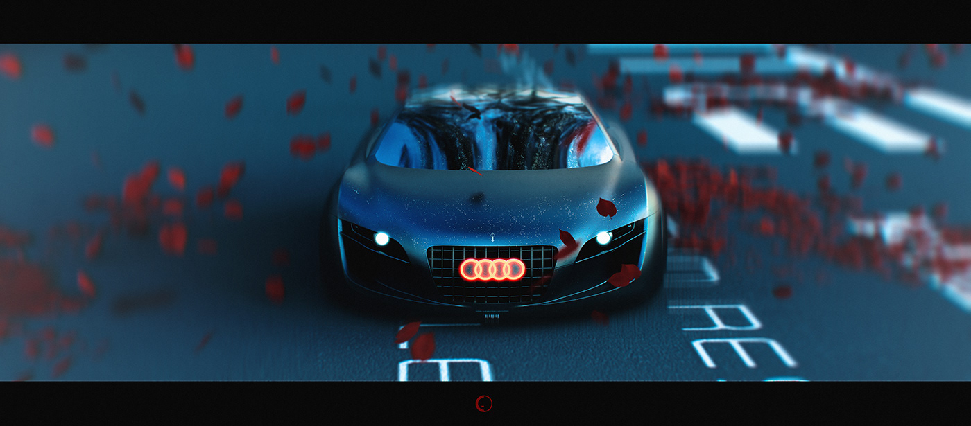 Automotive design Cinema Photography  cinematic photography Audi cardesign blender keyshot Keyshot Rendering Conceptdesign