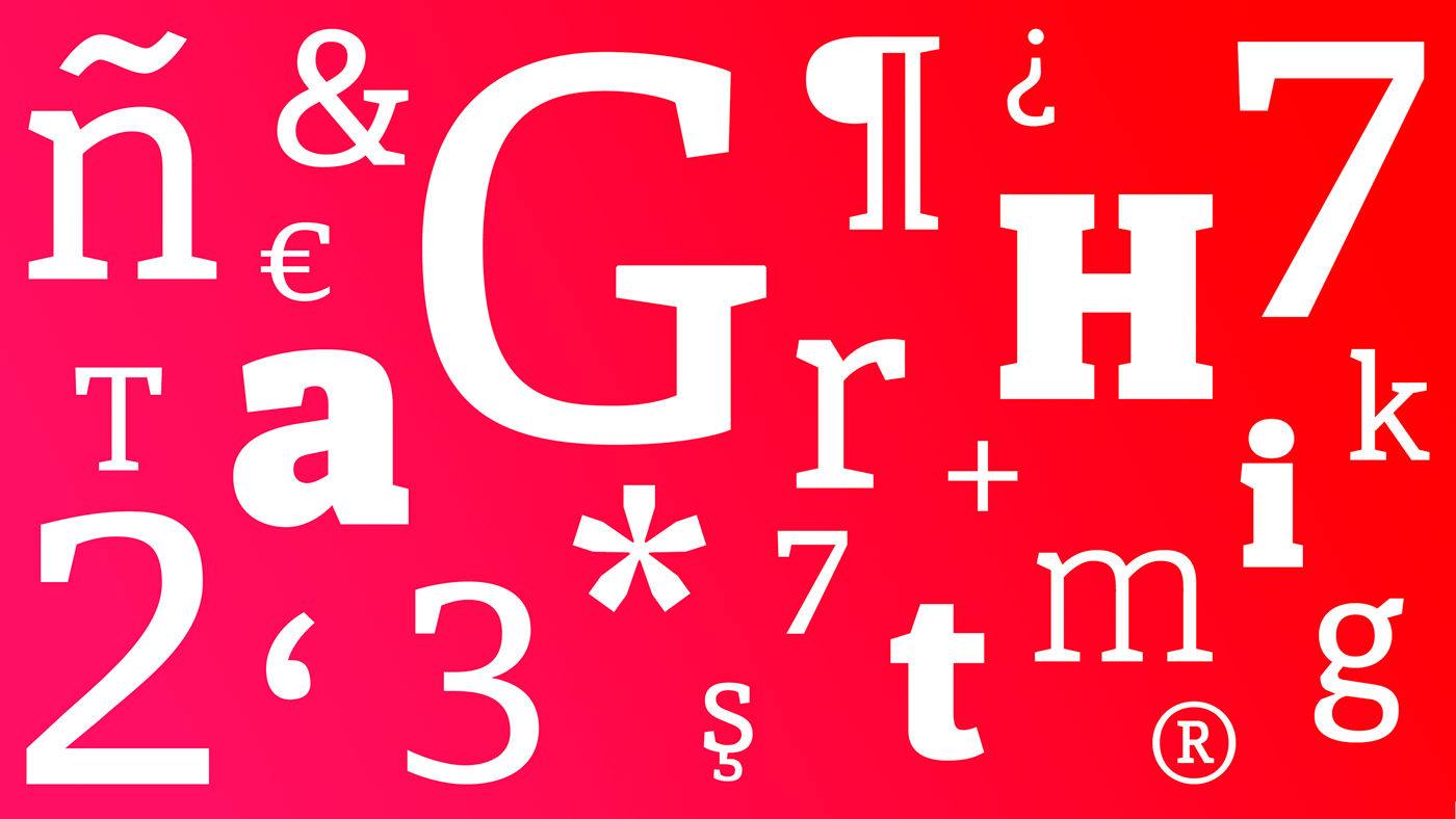 font font design serif slab serif typography  