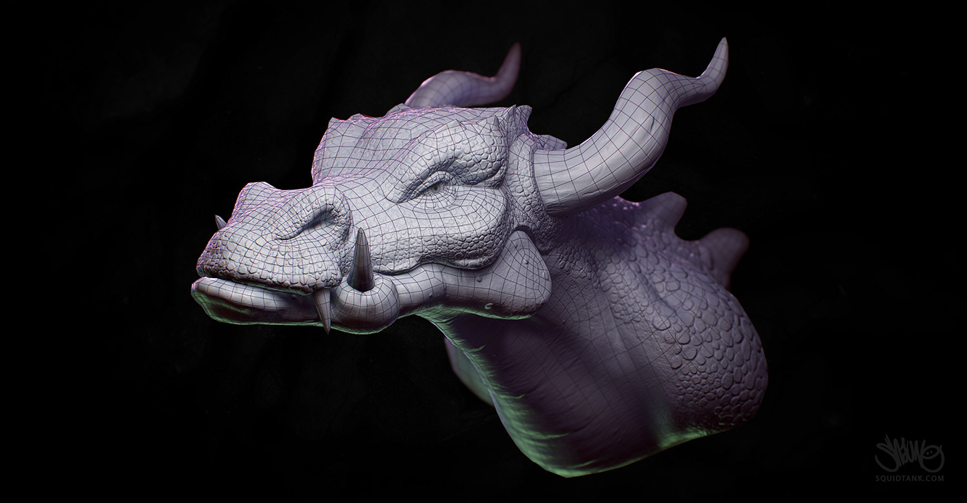 dragon Game Art 3D modeling fantasy concept art digital illustration Character design  Games gameart