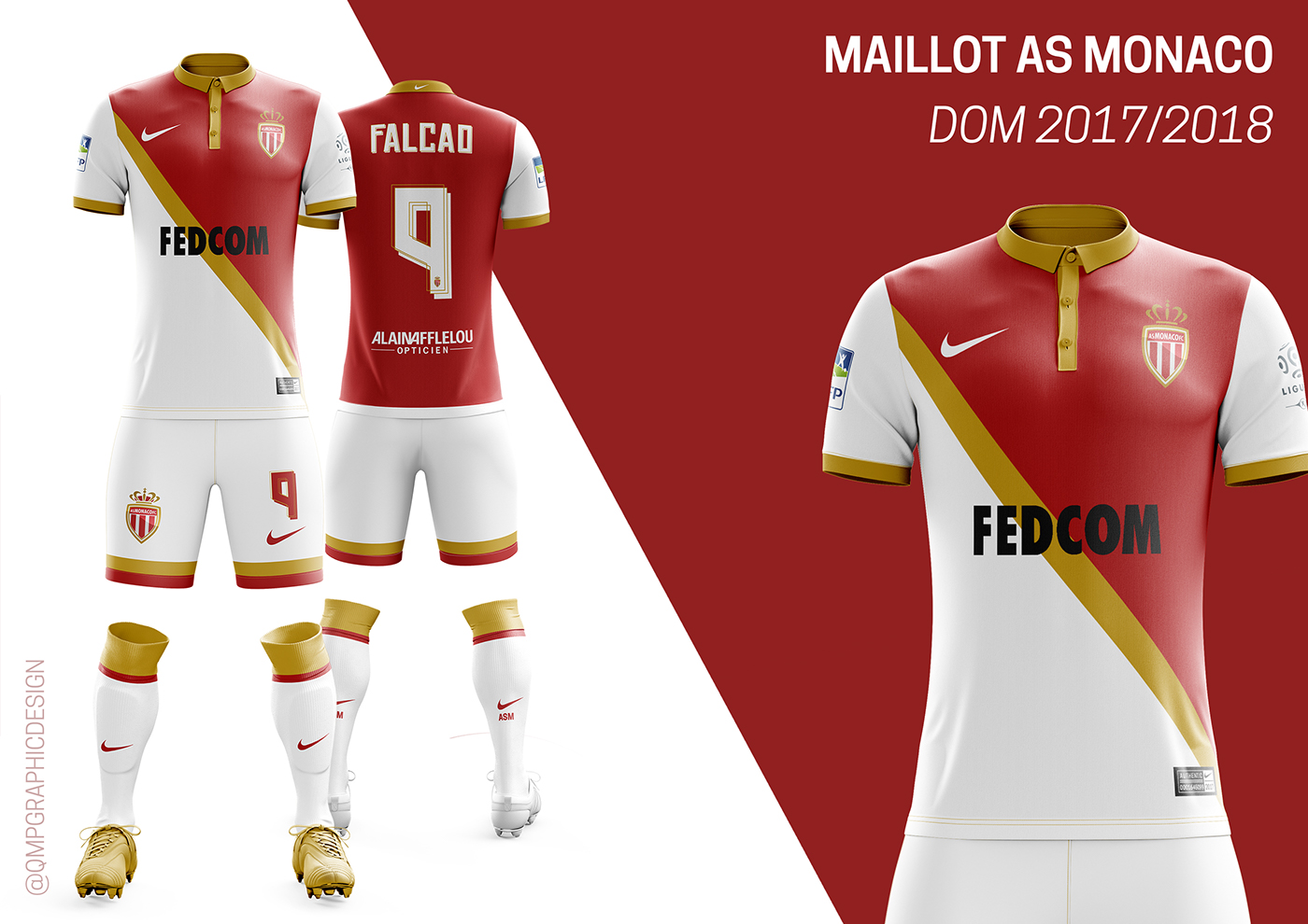 Maillot Extérieur AS Monaco 2018