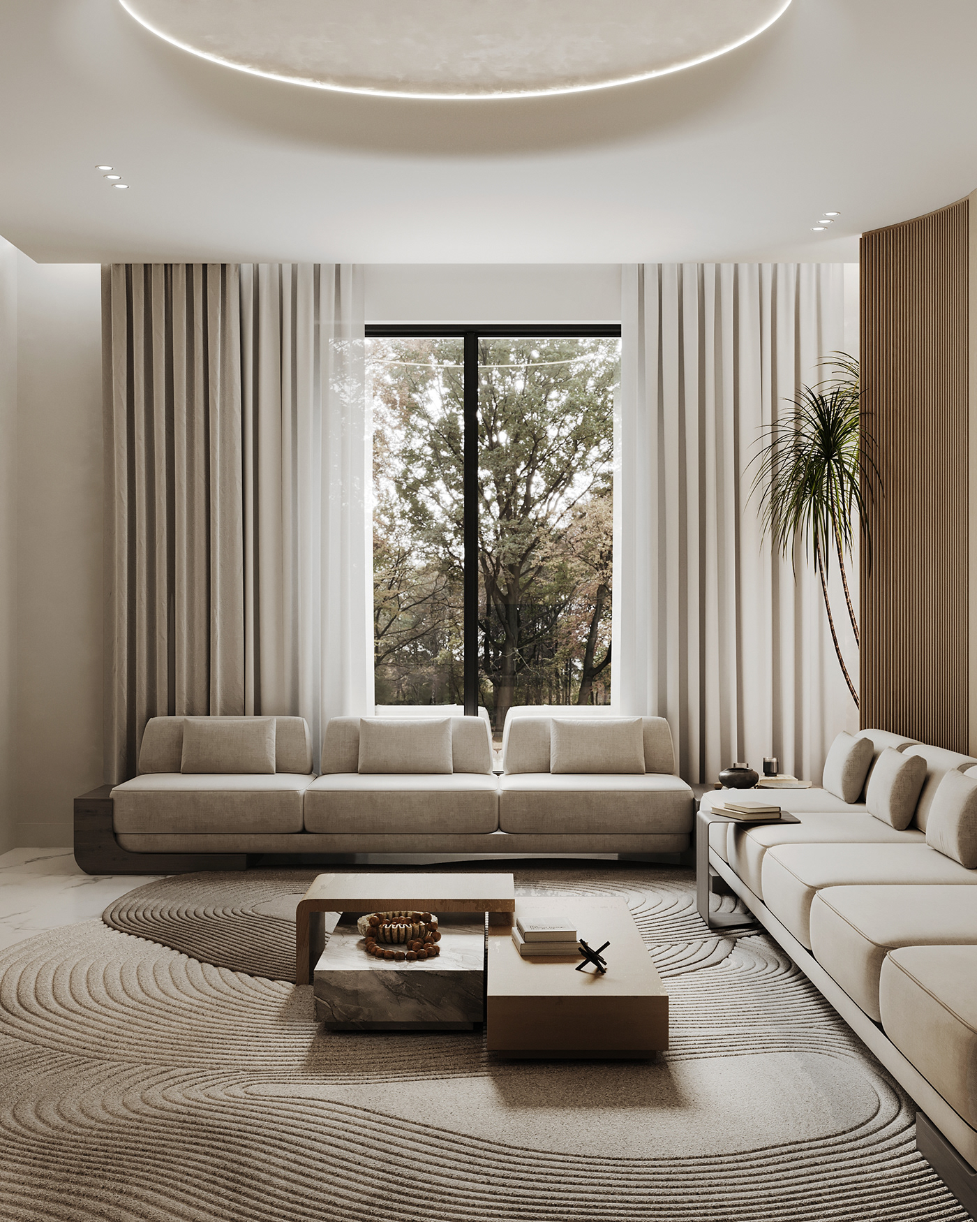 indoor interior design  visualization 3ds max living room Render minimal minimalist modern architecture