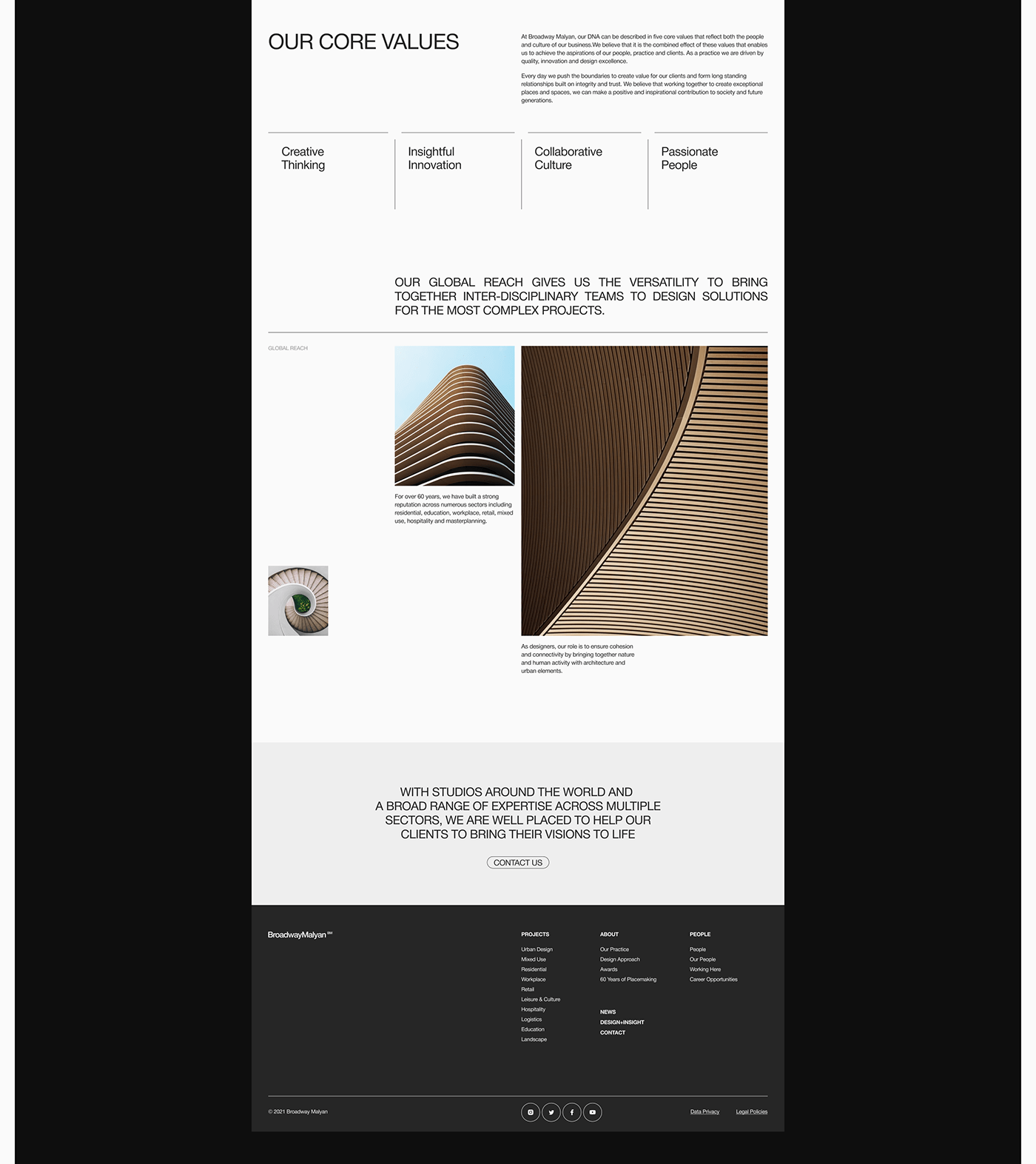 architecture identity minimal Render studio typography   UI ux Web Design  Website