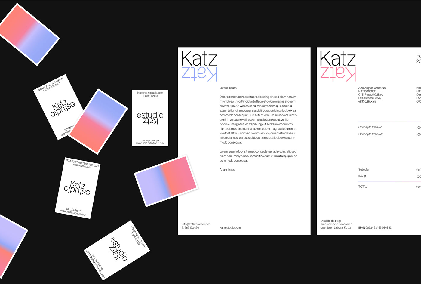 branding  visual identity Web Design  Website audiovisual Film   gradient logo portfolio Production