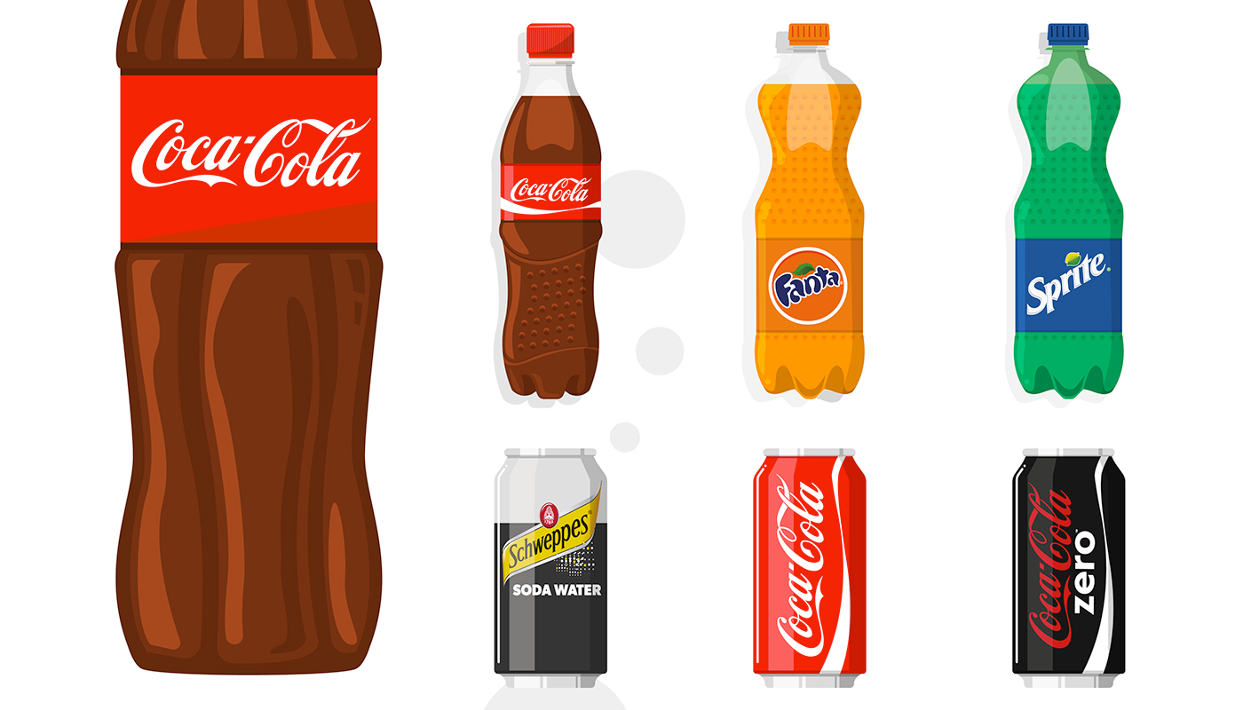 infographic animation  characters Character design  Coca-Cola coke illustrations storyboard gif