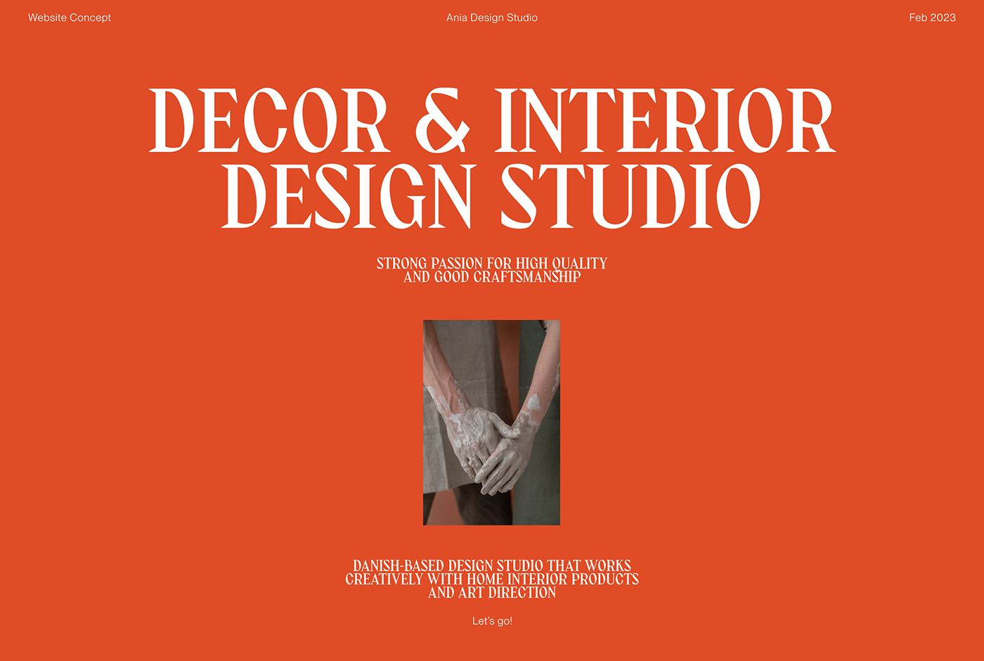 ceramic ceramica corporate website design decor handmade interior design  Pottery ui design uiuxdesign Webdesign