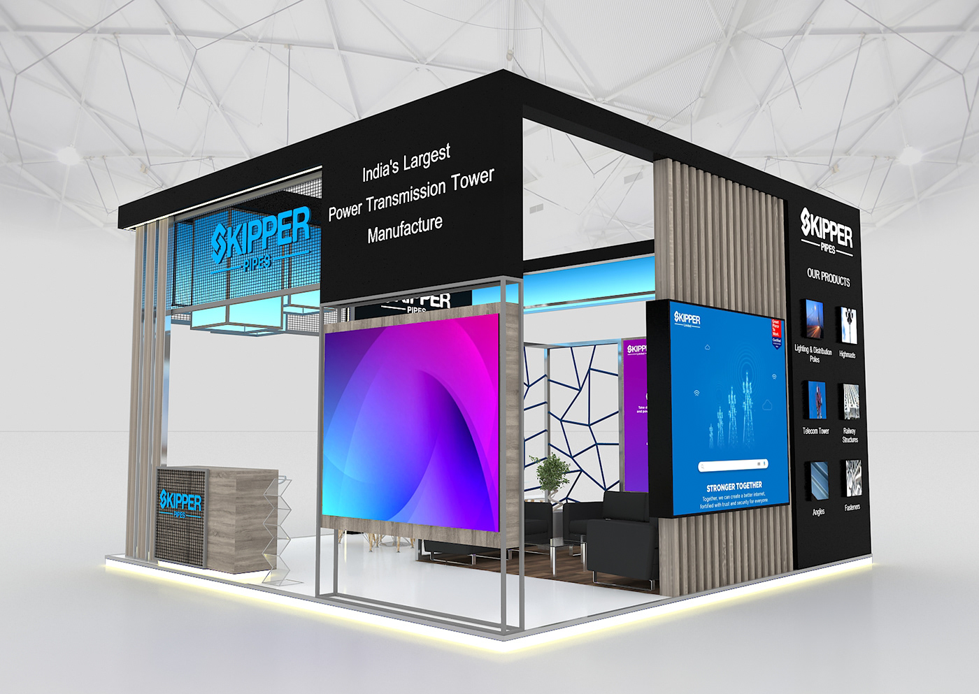 Exhibition Stand Design booth 3D