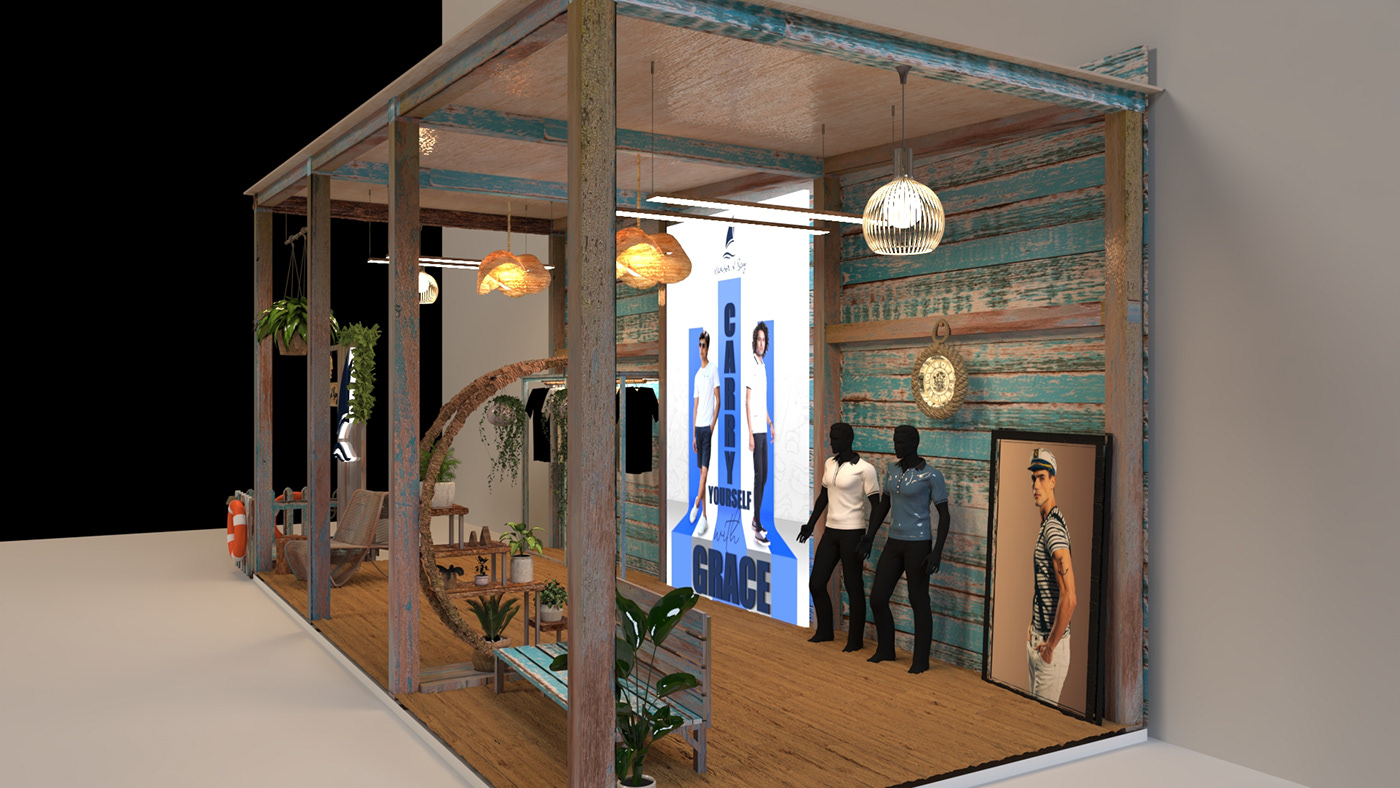 Stall Designing Exhibition Design  3D architecture