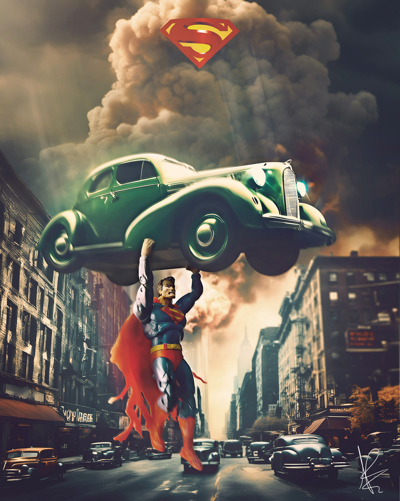 superman Dc Comics Digital Art  Character design  digital illustration concept art toyphotography toys movie poster Action Figure