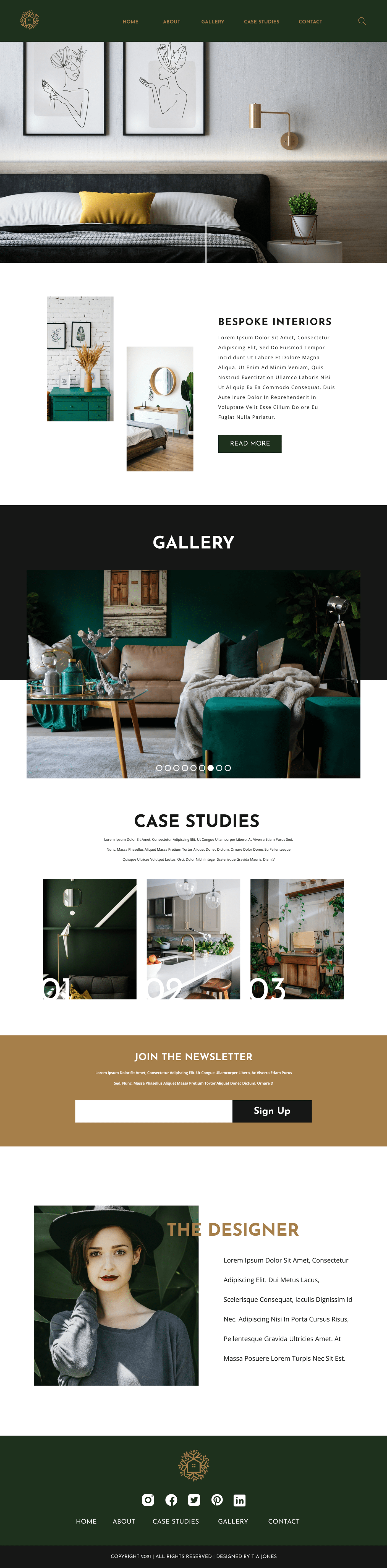 briefbox Figma landing page design ui design bespoke design luxury branding Luxury Design luxury logo Website