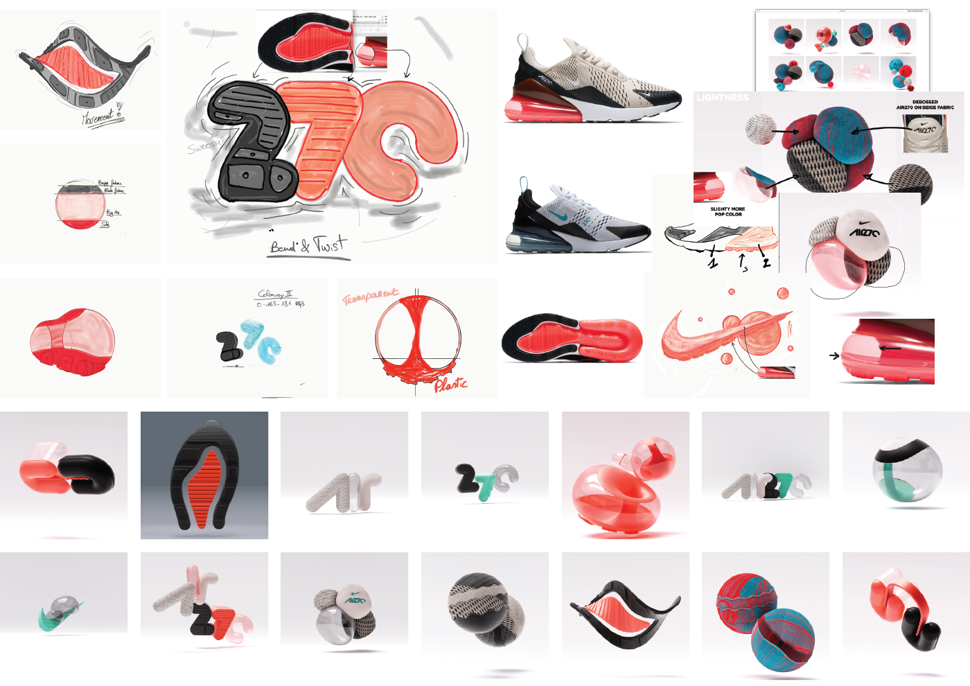 Nike Air Max 720 Illustration & Typography