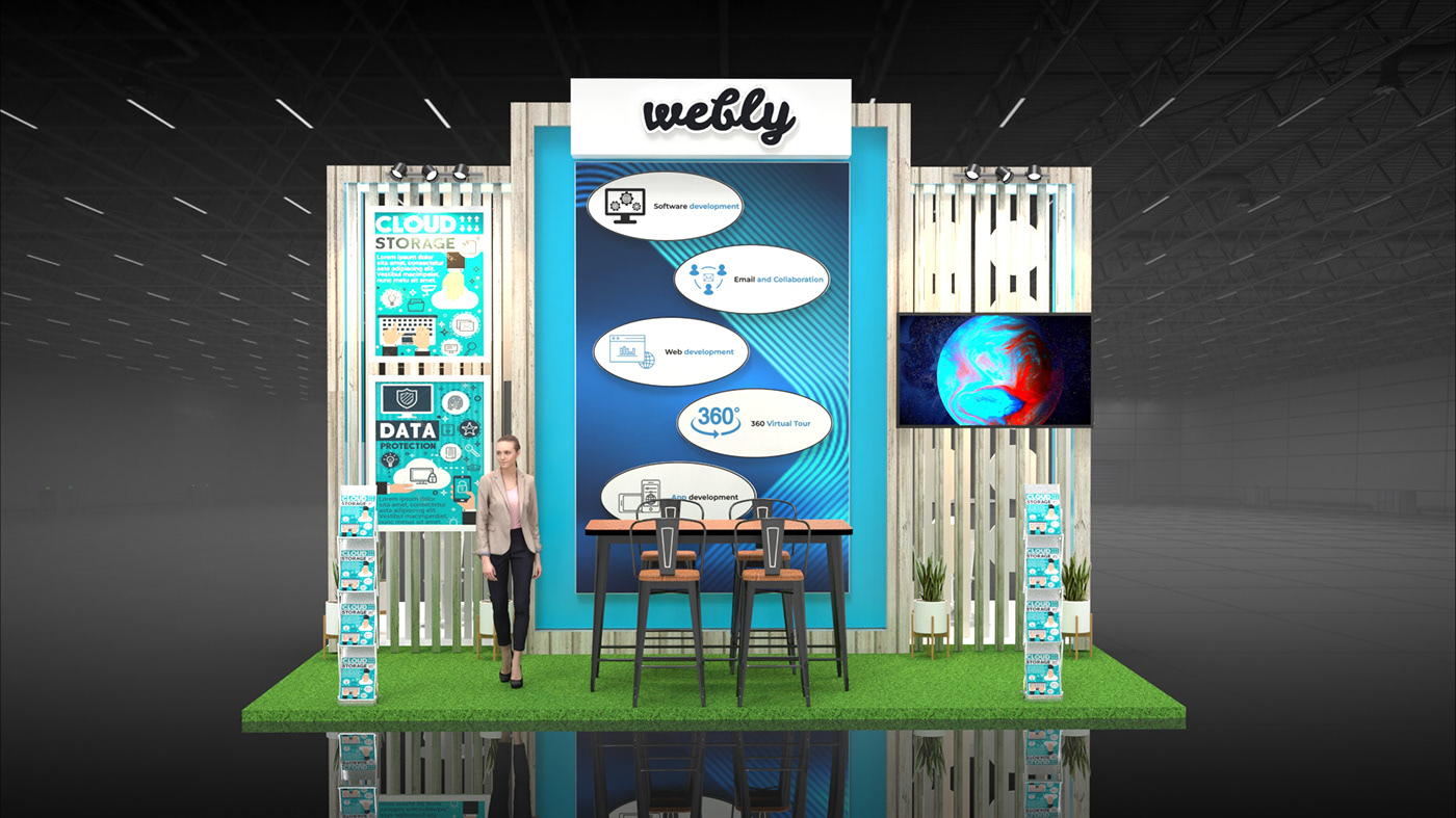 booth design Exhibition Design  Stand 3D