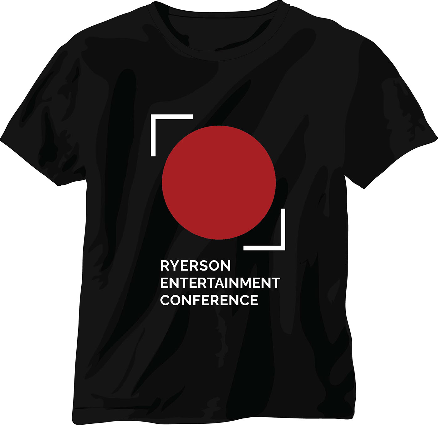 Ryerson Ryerson University rec Entertainment conference Jessica Song design t-shirt shirt shirt design jessica song red accent