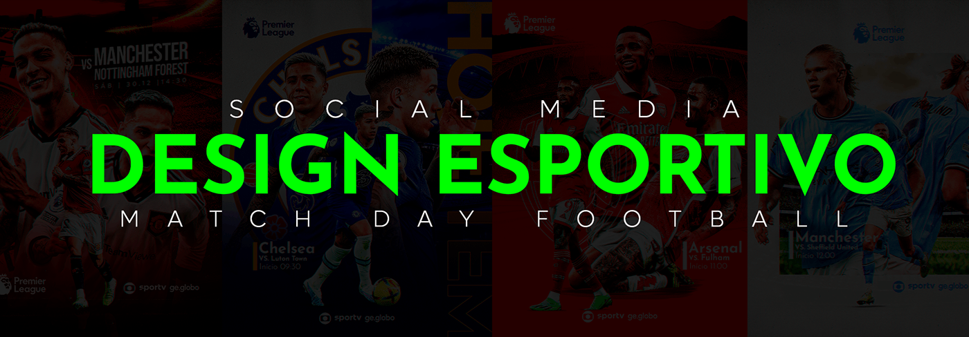 matchday football soccer sports design Graphic Designer Social media post designesportivo design gráfico designer