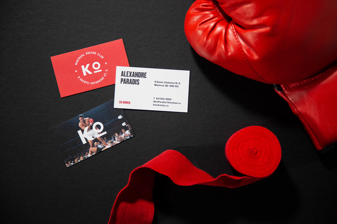 Boxing knockout branding  sports typography   identity brand identity visual identity poster Stationery