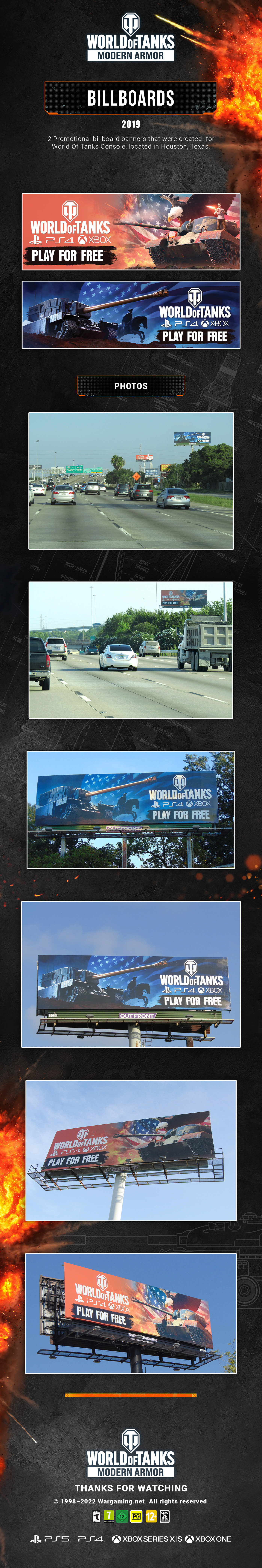 Advertising  billboard Brand awareness Houston Texas peter stylianou petesakedesigns wargaming world of tanks WotC
