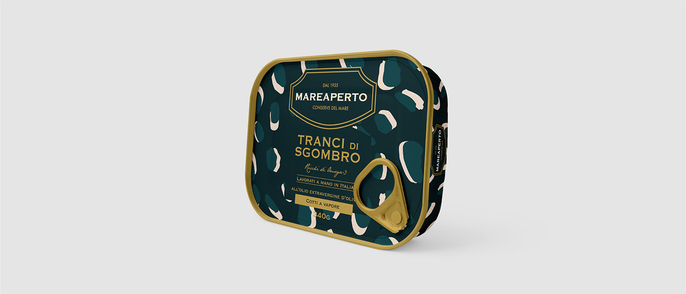 branding  fish design Food  Italy packaging design Packaging tuna pattern design  sardine seafood tuna