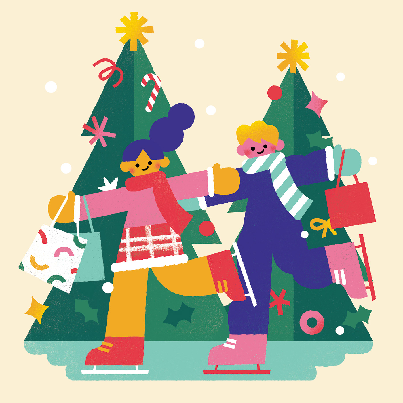 ILLUSTRATION  Illustrator Christmas Holiday product design 