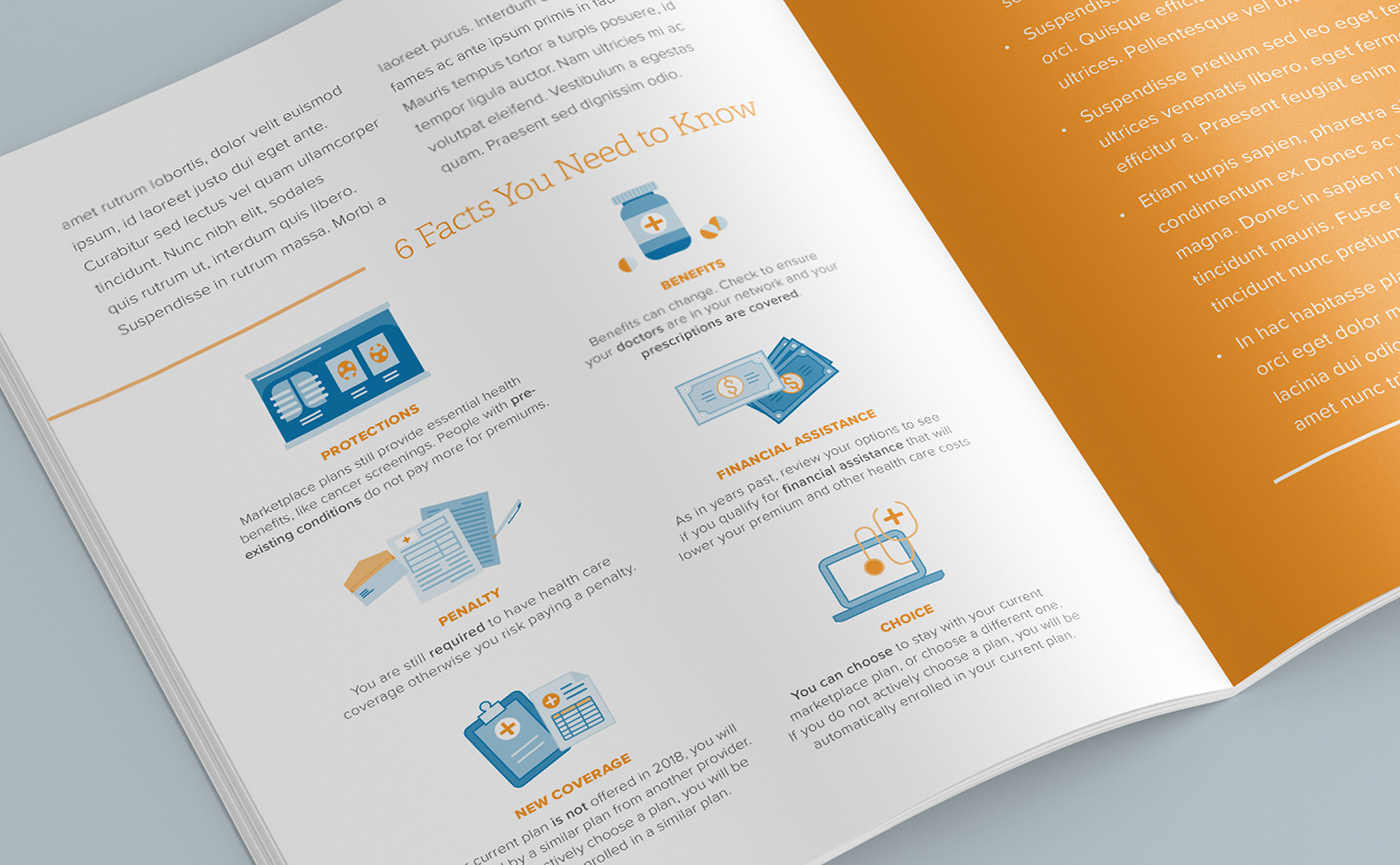 graphic design  report strategic plan InDesign
