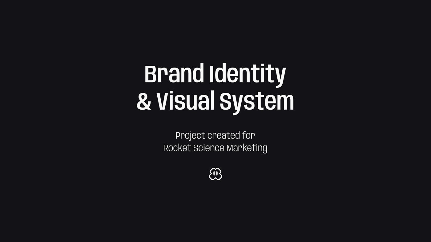 brand brand identity logo marketing   rocket science strategy symbol visual identity wordmark