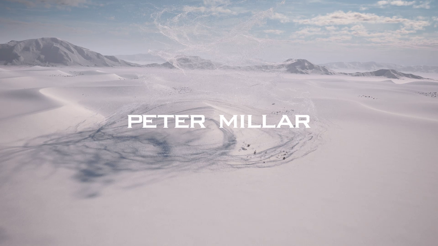 PETER MILLAR golf footwear sneaker design motion graphics  animation  cinema 4d 3D houdini