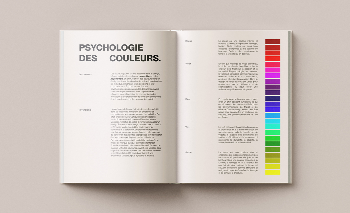 mockup psychologie des couleurs