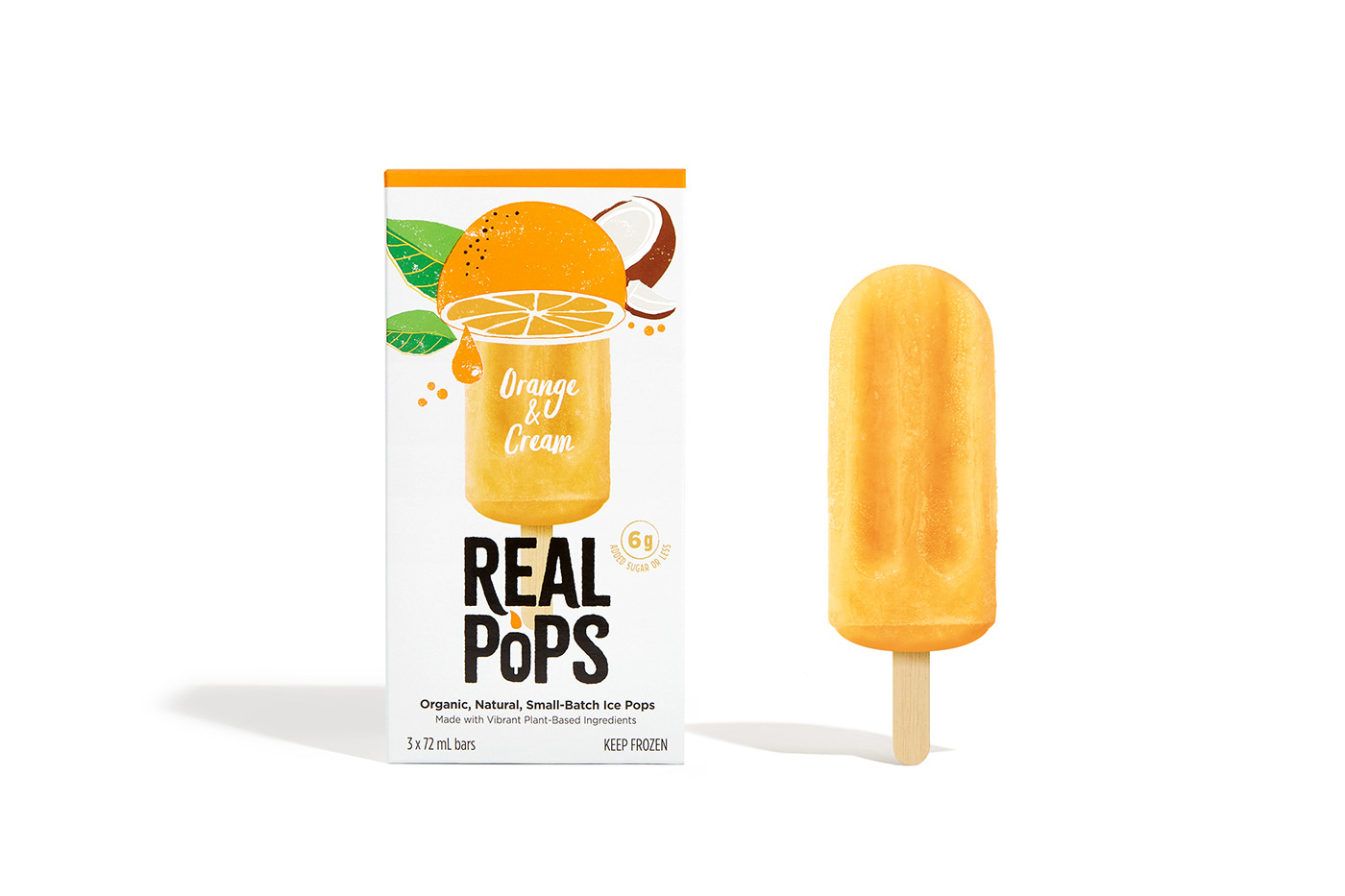 boisson drink emballage glace identité identity New brand Nouvelle marque Packaging popsicle