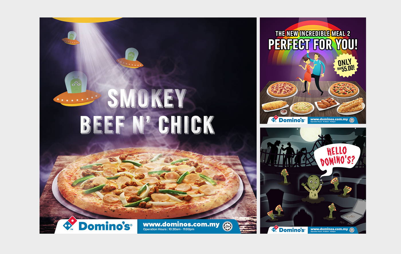 dominos Pizza facebook postings facebook Posting social media Advertising 