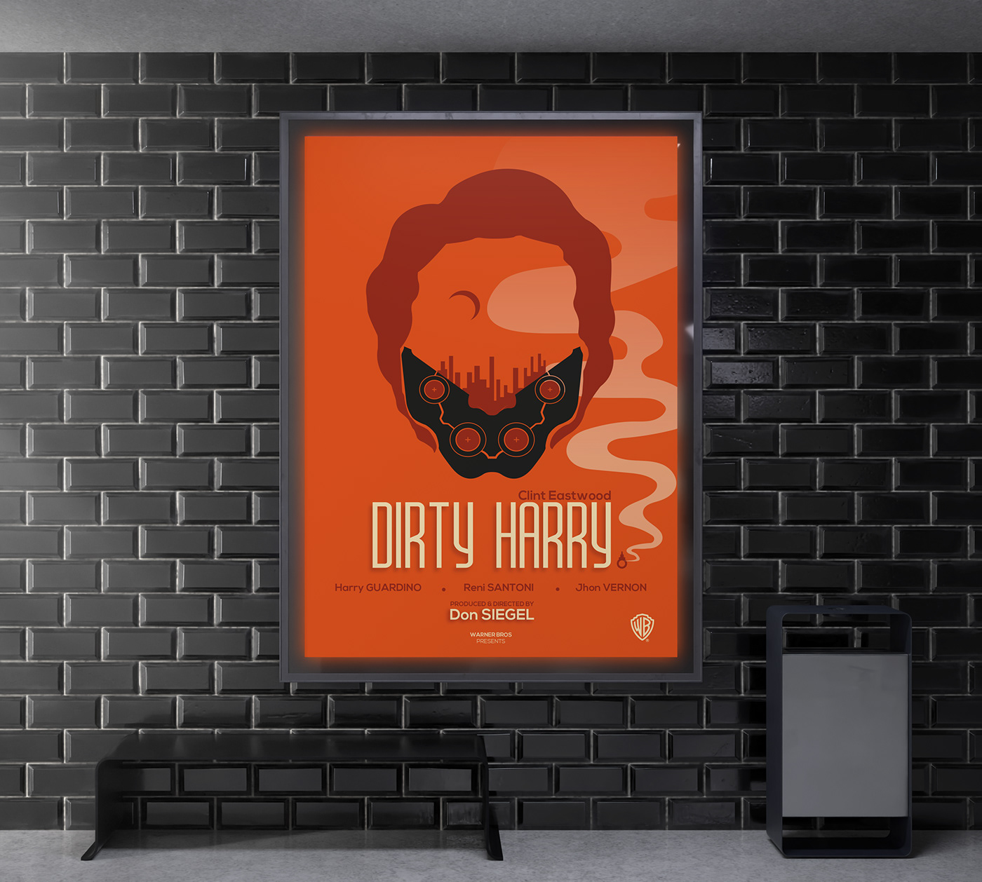Afiş banner design Dirty HARRY tasarım
