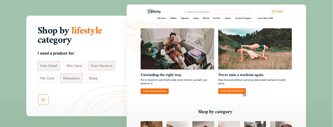 case studies Case Study commence business Ecommerce eCommerce design branding  CBD Shopify Shopify Design Website Design