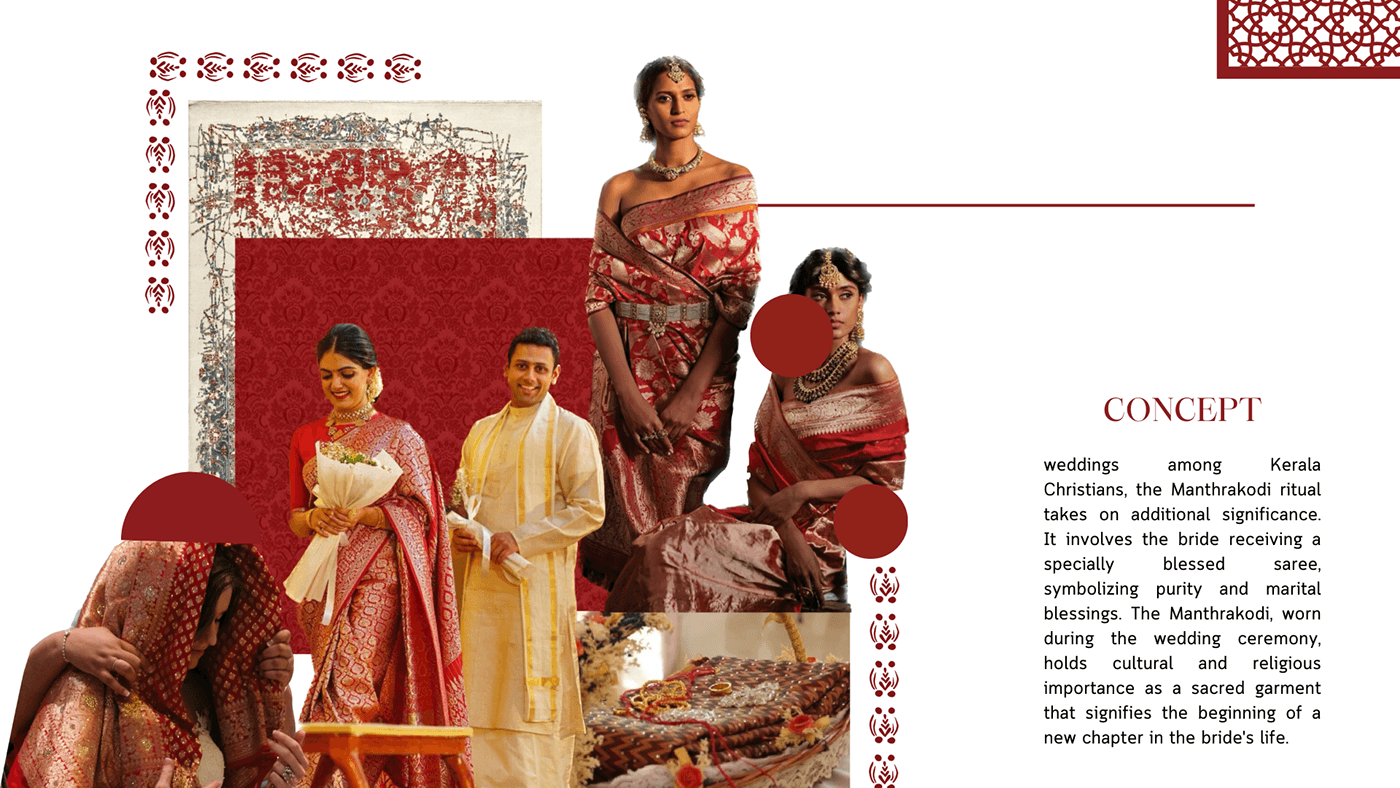 WEDDING DRESS bride couture fashion saree Ethnic traditional NIFT portfolio Portfolio Design