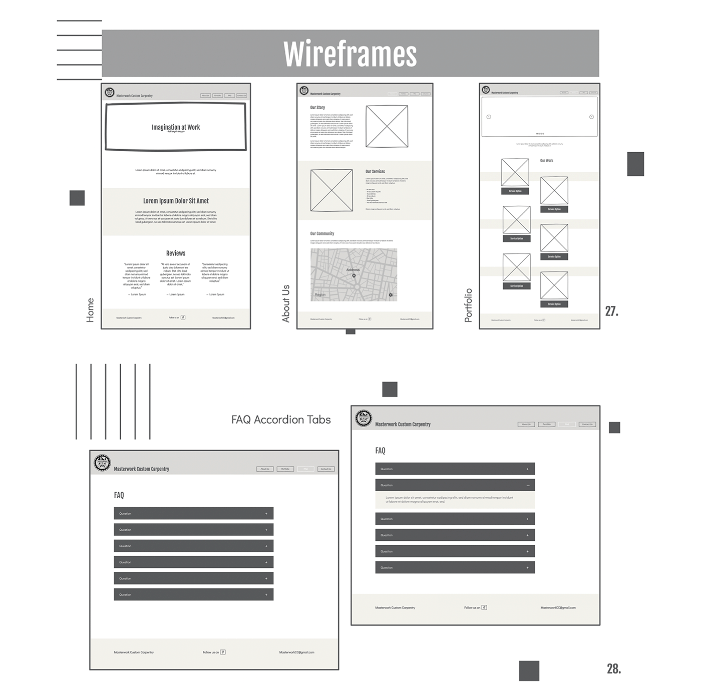 branding  Logo Design process Process Book Small Business ux UX design Web Design  Website Website Design
